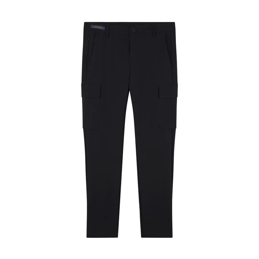 Dynamic Stretch Cargo Trousers, Man, Black, Size: 46 sold by Paul & Shark