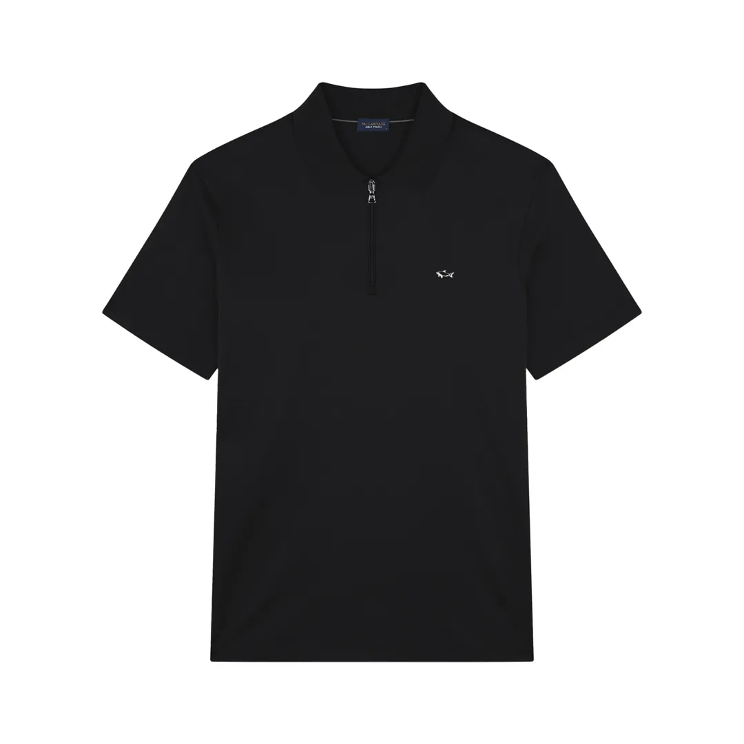 Aqua Touch cotton polo shirt, Man, Black Beauty-ruthenium, Size: 4XL sold by Paul & Shark