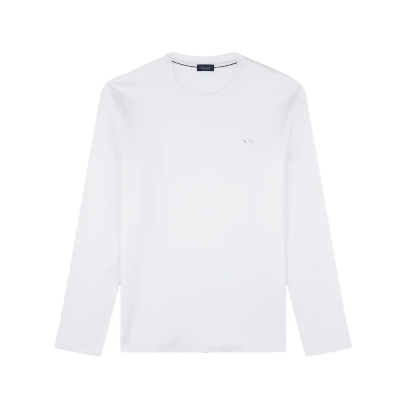 Aqua Touch cotton T-shirt, Man, Snow White - Rich Gold, Size: S sold by Paul & Shark