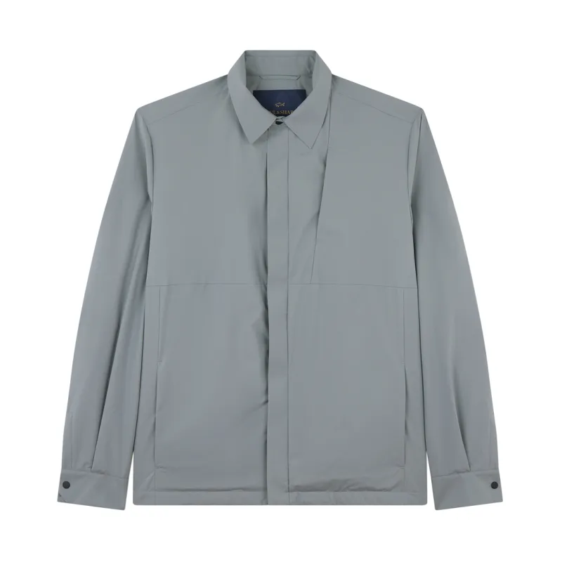 Typhoon® PERTEX® shacket, Man, Monument Grey, Size: L sold by Paul & Shark