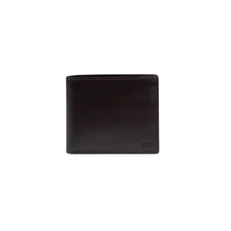 Leather wallet, Man, Dark Brown, Size: TGU sold by Paul & Shark