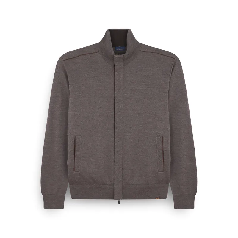 Merino Extrafine wool sweater with zip closure, Man, Falcon, Size: L sold by Paul & Shark
