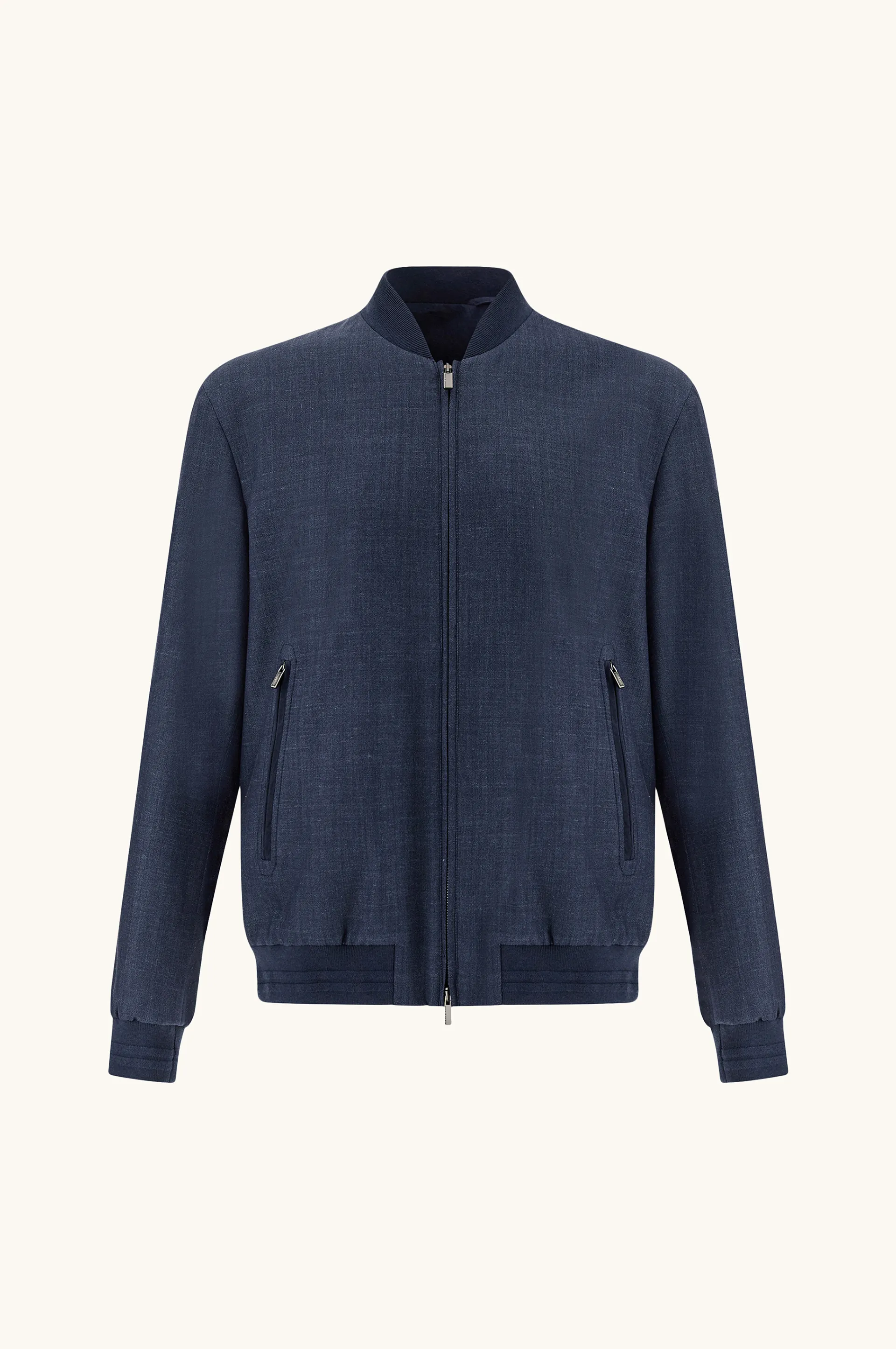 Bomber jacket in Jersely®, Man, Navy Blue, Size: XXL sold by Paul & Shark