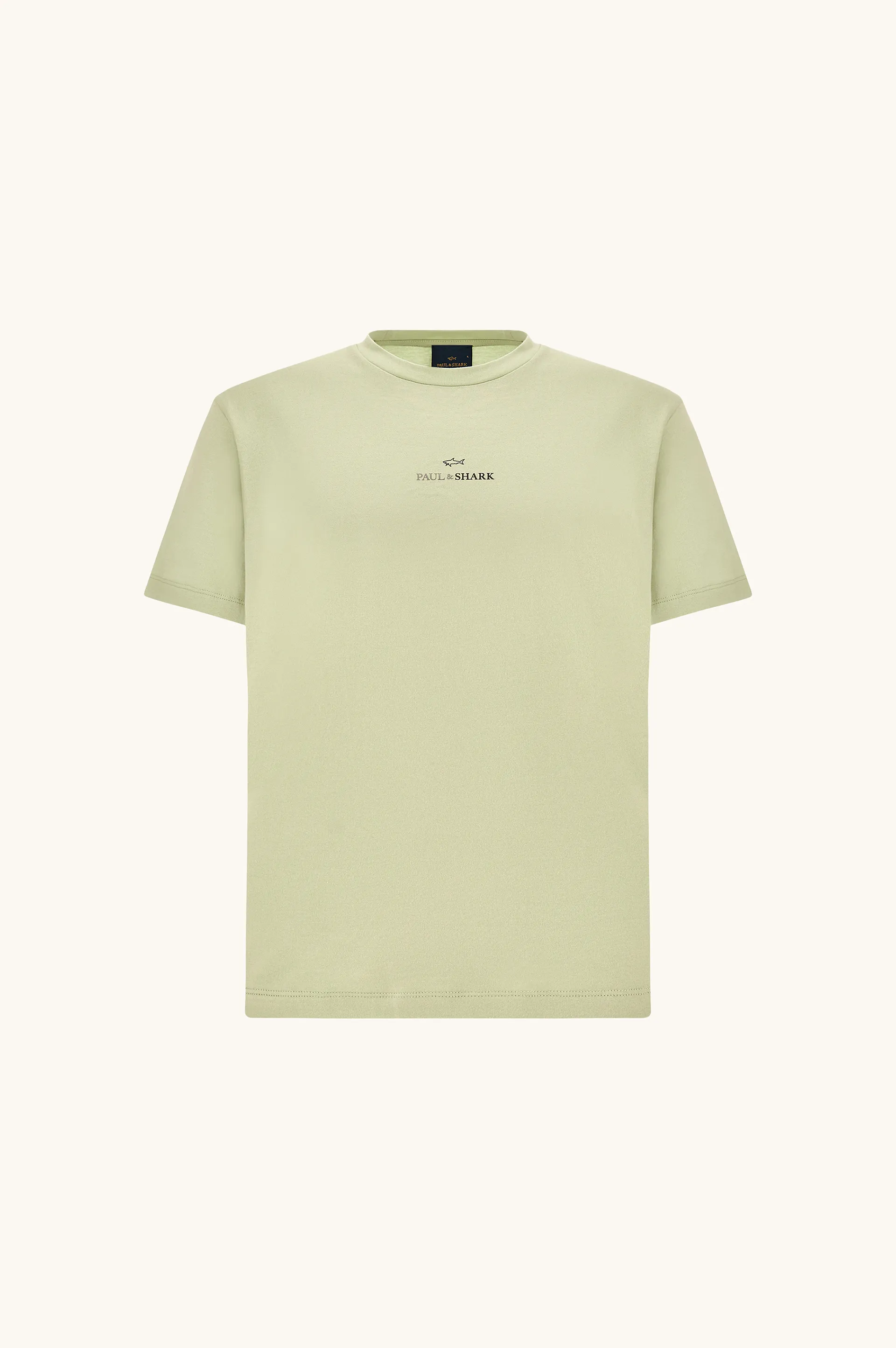 Cotton jersey T-shirt with print, Man, Meadow Mist, Size: M sold by Paul & Shark