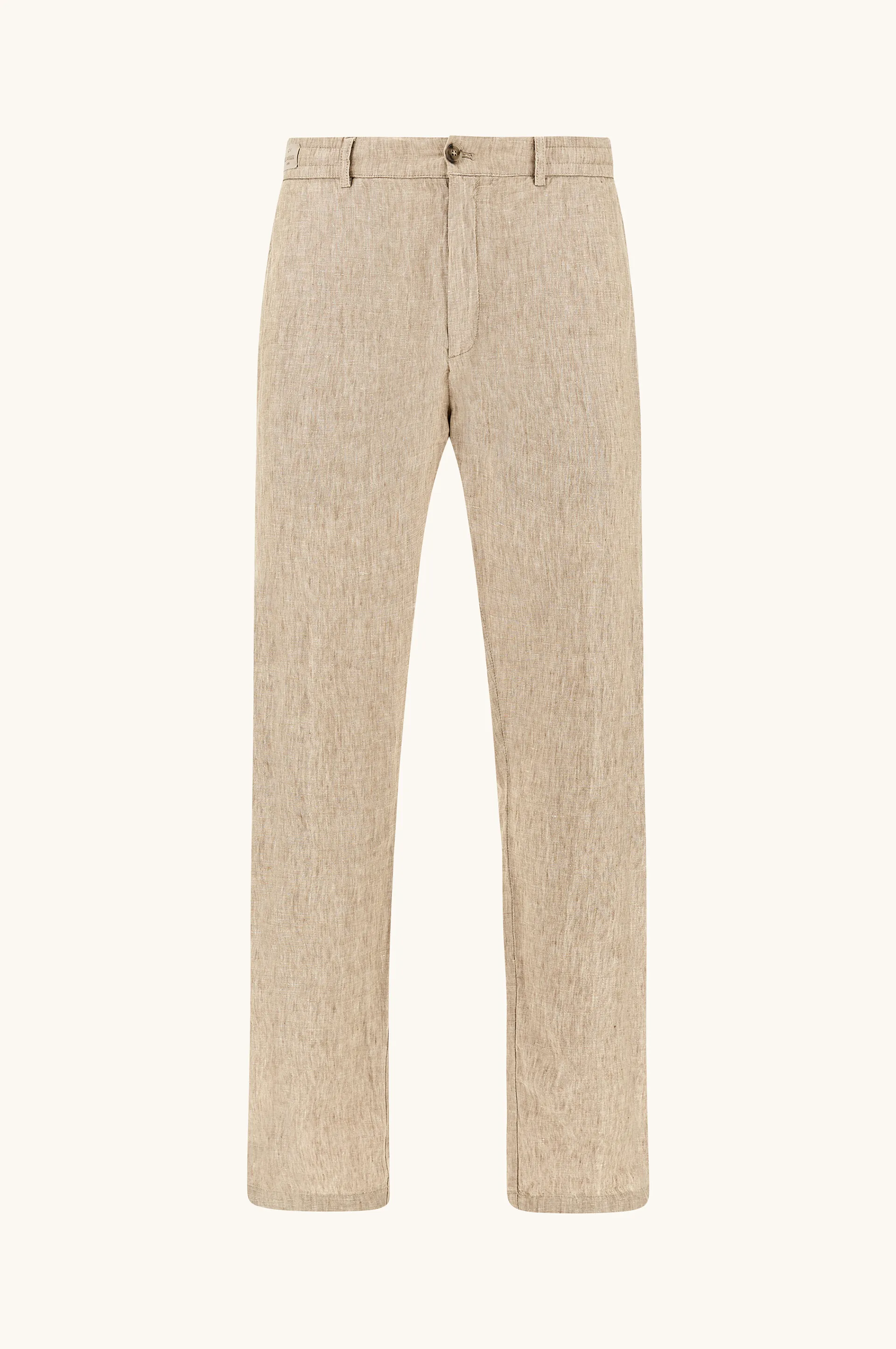 Linen chino pants with drawstring, Man, Beige, Size: 58 sold by Paul & Shark