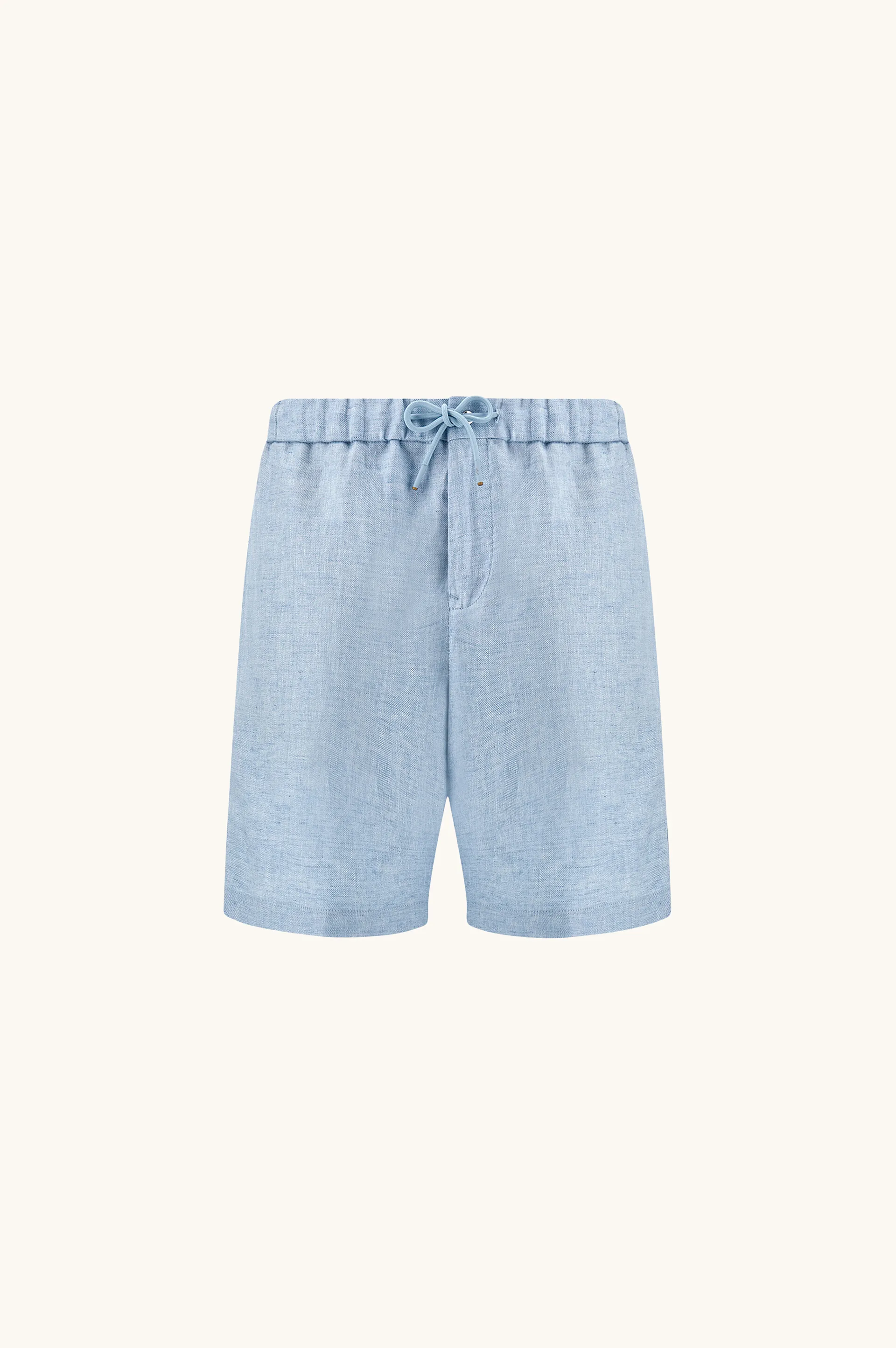 Linen bermuda shorts with drawstring, Man, Forever Blue, Size: 54 sold by Paul & Shark