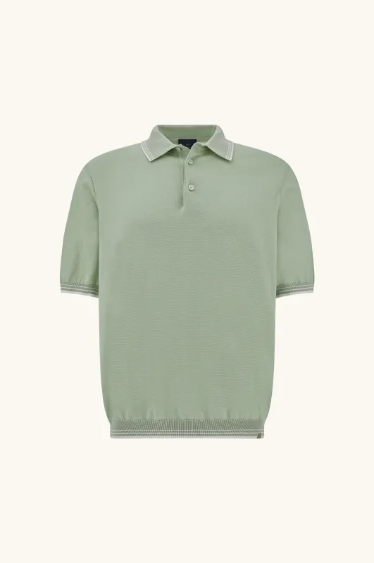 Polo in Piuma cotton, Man, Meadow Mist, Size: 3XL made by Paul & Shark