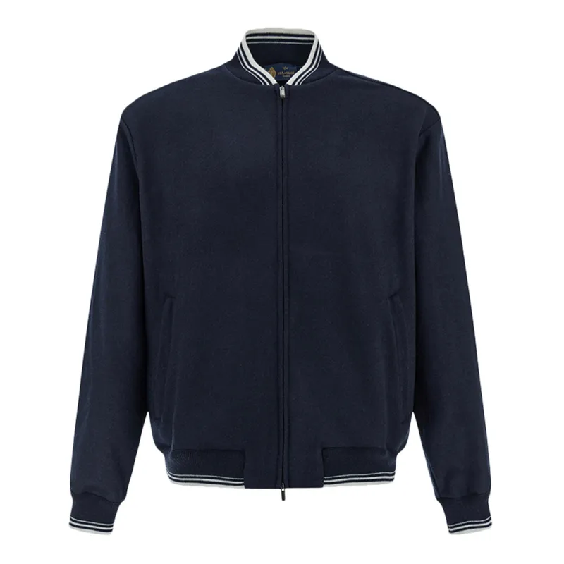 Bomber in cashmere, Man, Blue, Size: 4XL sold by Paul & Shark