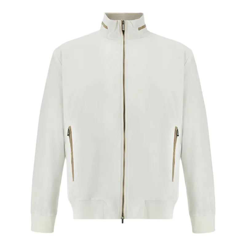 Hybrid in Summer Wool and Typhoon® Platinum, Man, Snow White, Size: XL sold by Paul & Shark