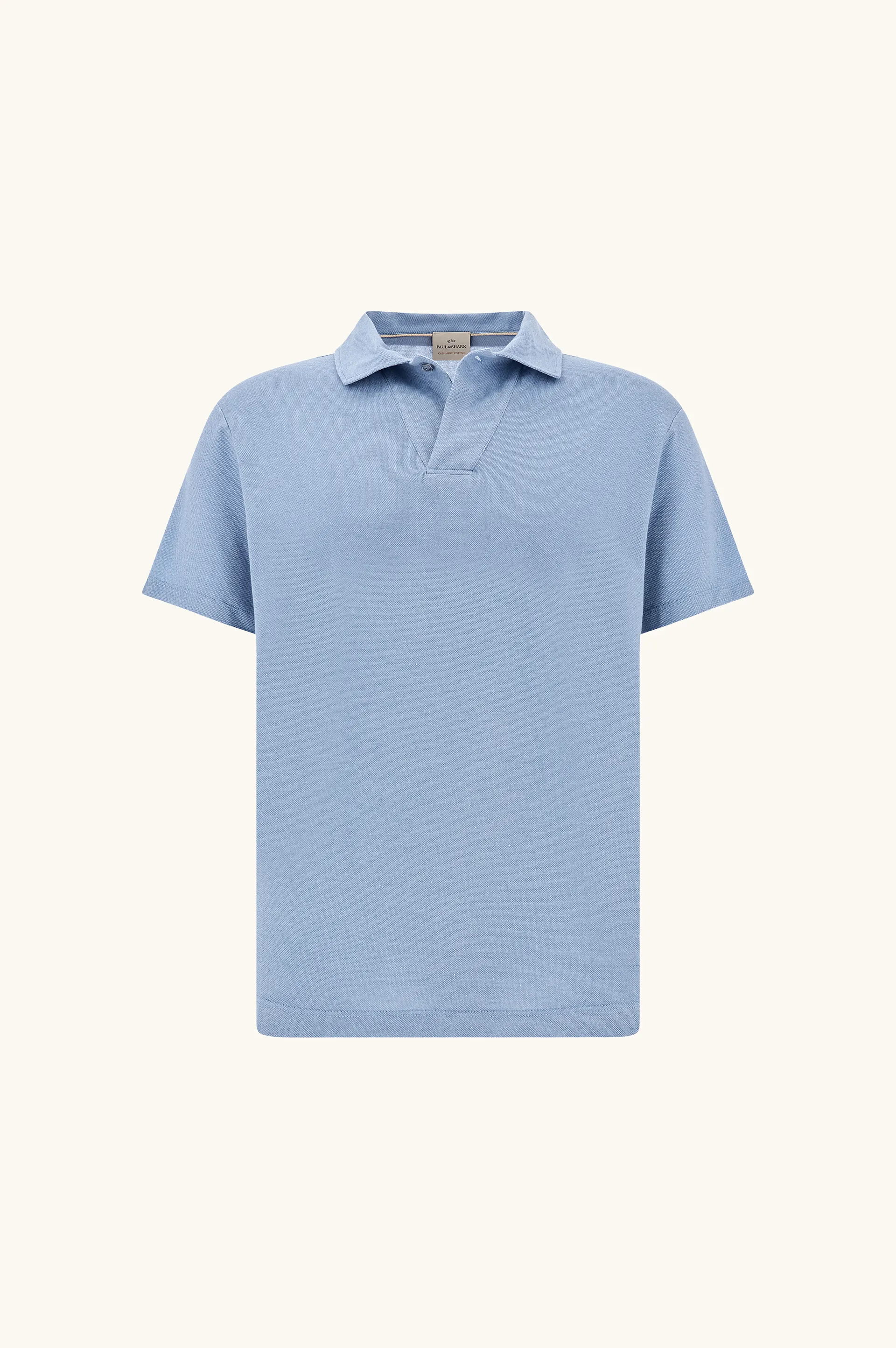 Polo in cotton and cashmere, Man, Ballad Blue, Size: M sold by Paul & Shark