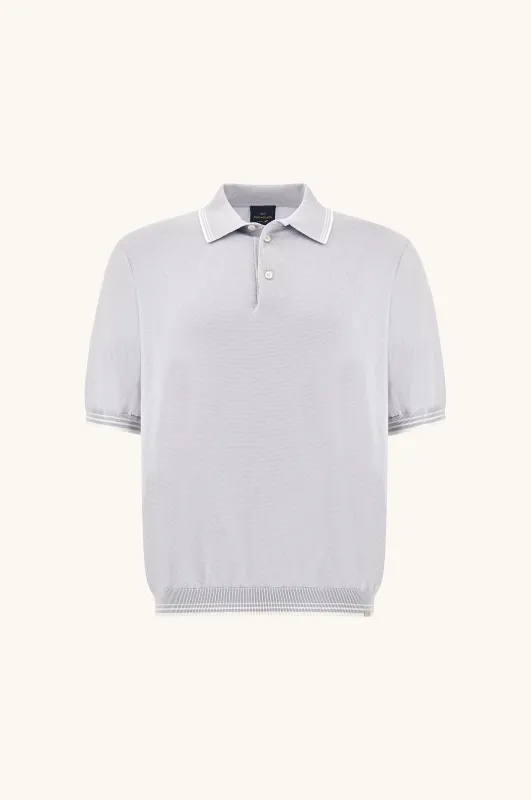 Polo in Piuma cotton, Man, Skyride, Size: XL made by Paul & Shark