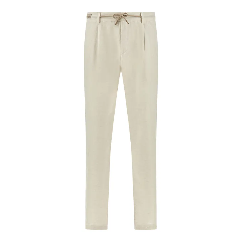 Linen chino trousers, Man, Beige, Size: 52 sold by Paul & Shark