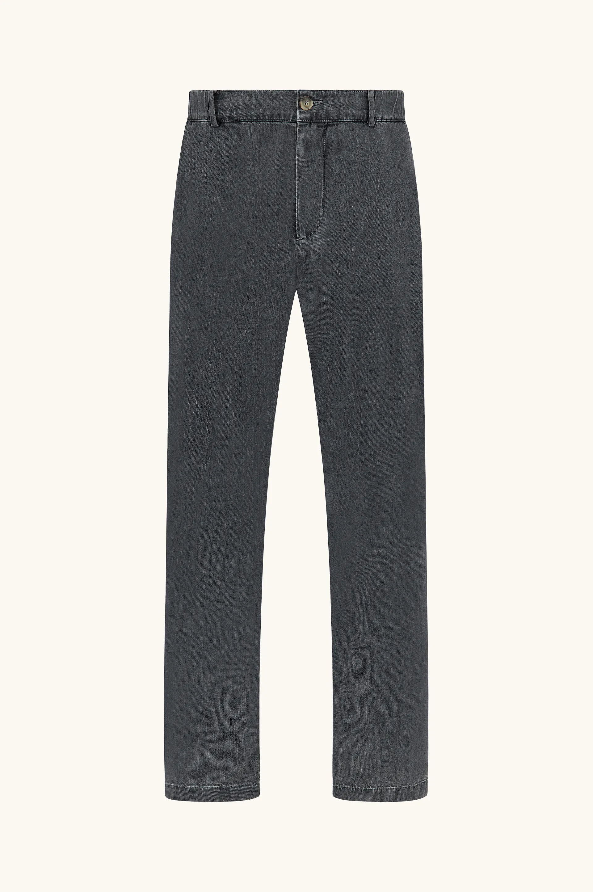 X‑Soft chino trousers in denim, Man, Medium Grey, Size: 46 sold by Paul & Shark