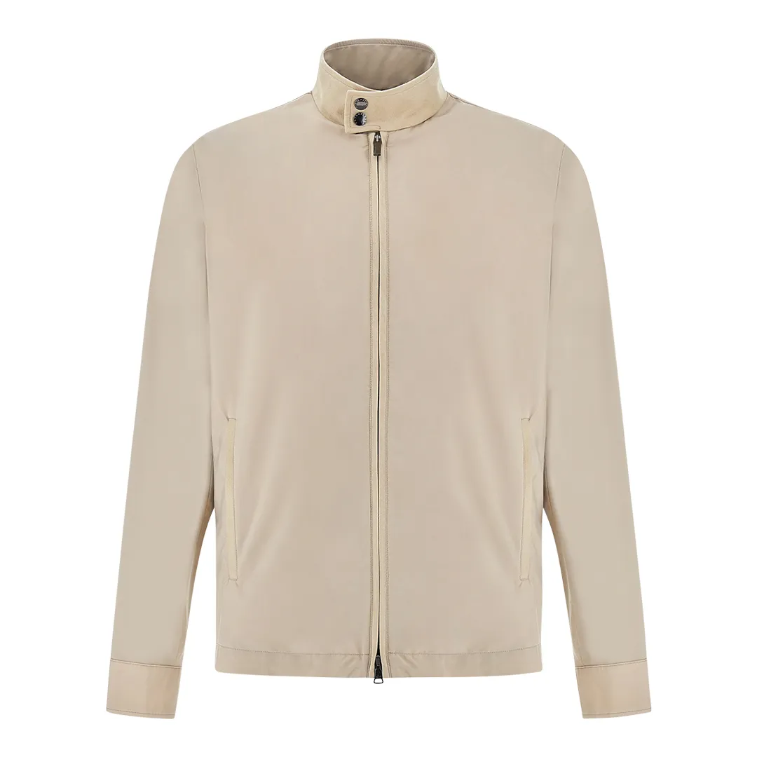 Typhoon® Platinum jacket with Aqualeather suede details, Man, Almond, Size: XL sold by Paul & Shark