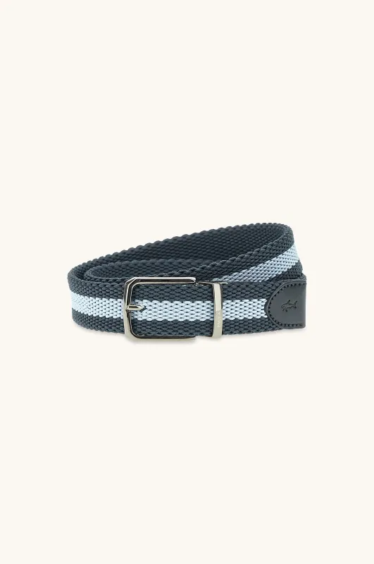 Eclisse reversible belt, Man, Blue Light Blue Blu/blue, Size: 090 sold by Paul & Shark
