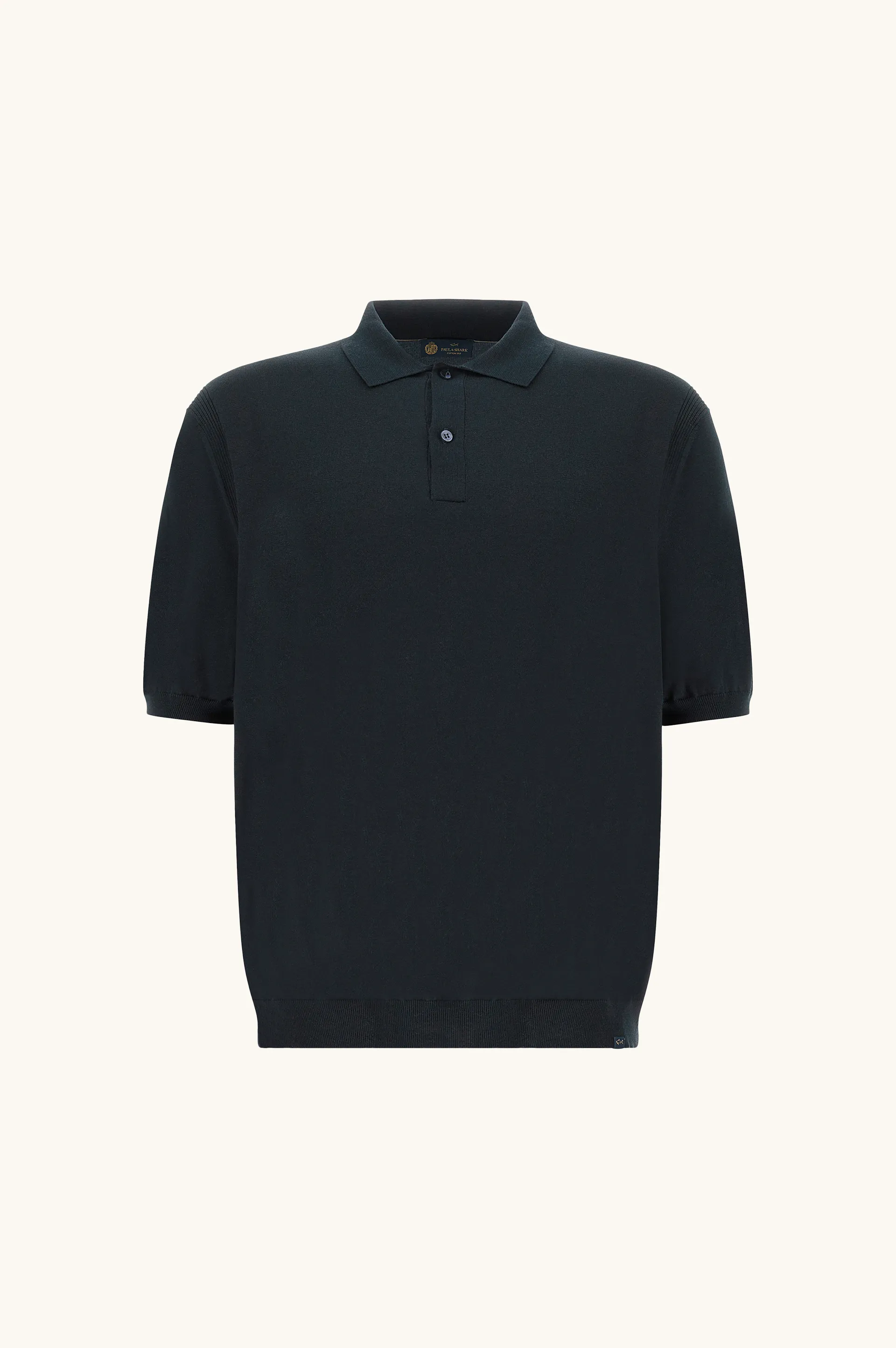 Polo shirt in silk and cotton, Man, Blue, Size: S sold by Paul & Shark