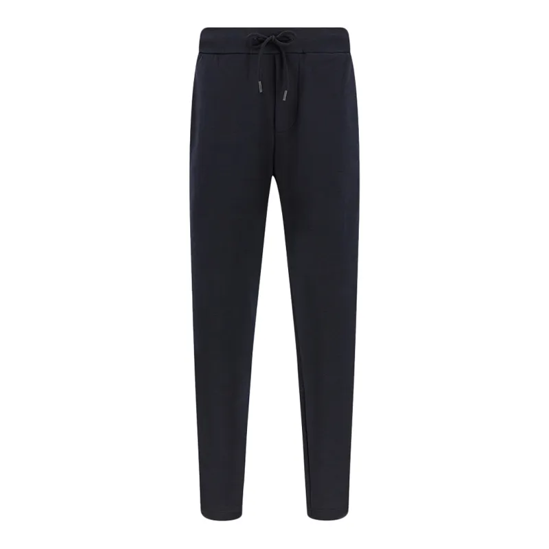 Sport pants in Active Fleece with microfiber details, Man, Dress Blues, Size: XXL sold by Paul & Shark