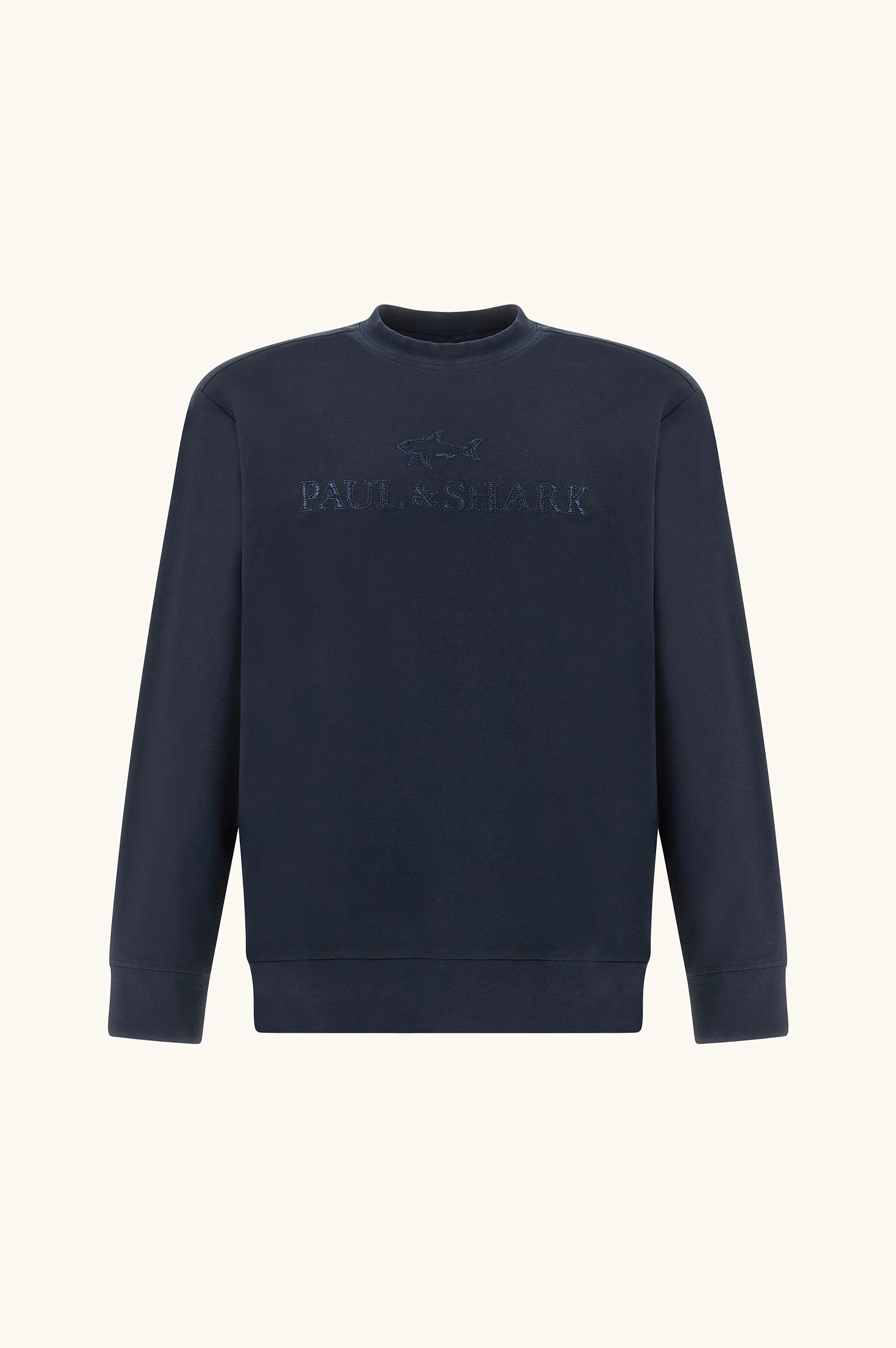 X‑Soft sweatshirt in Active Fleece cotton with logo embroidery, Man, Blue, Size: L sold by Paul & Shark