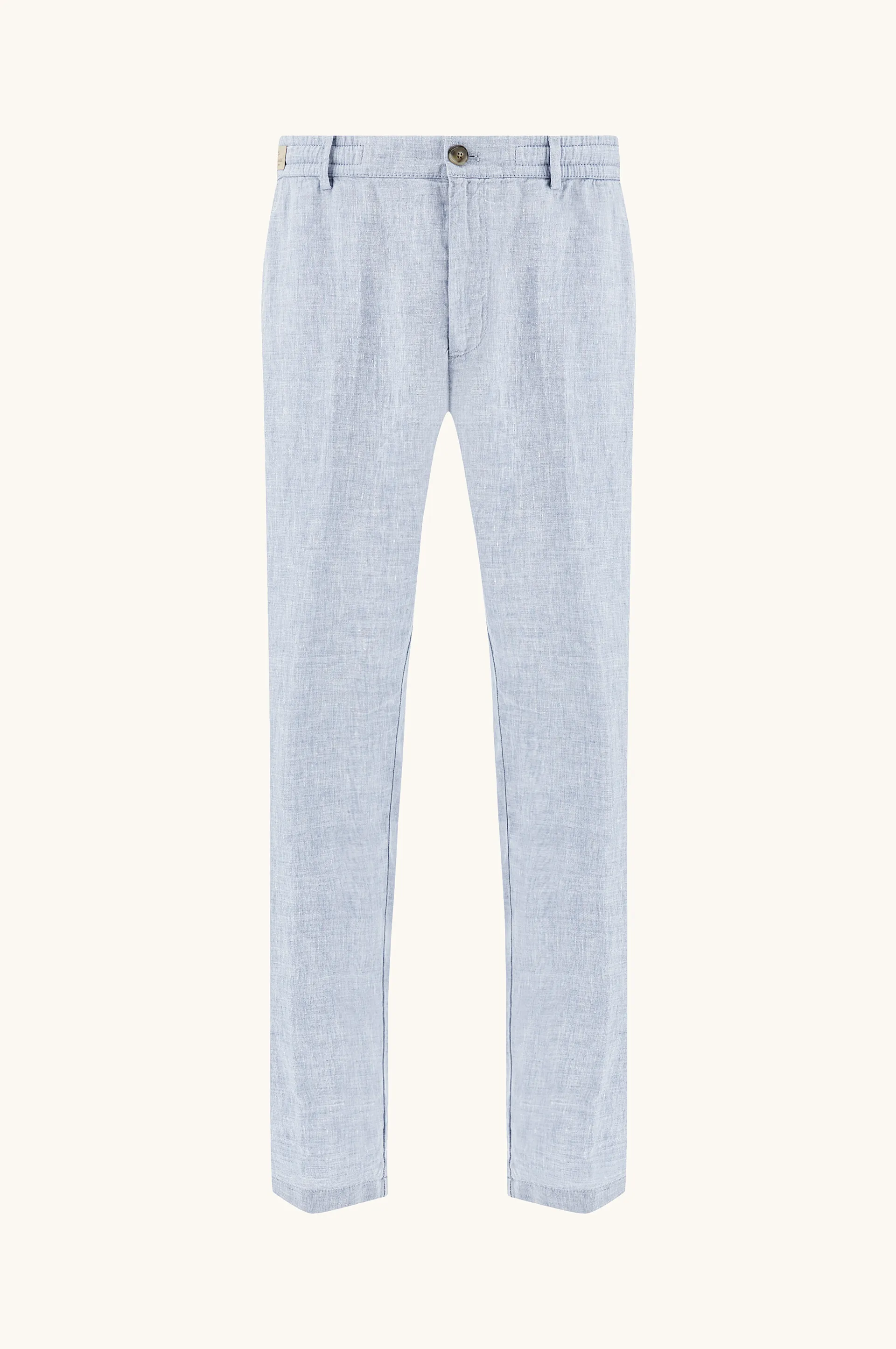 Linen chino pants with drawstring, Man, Kentucky Blue, Size: 54 sold by Paul & Shark