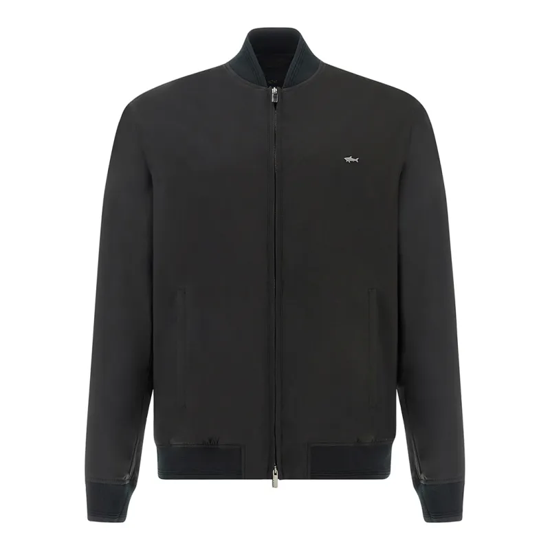 Typhoon® Platinum bomber, Man, Black, Size: XL sold by Paul & Shark