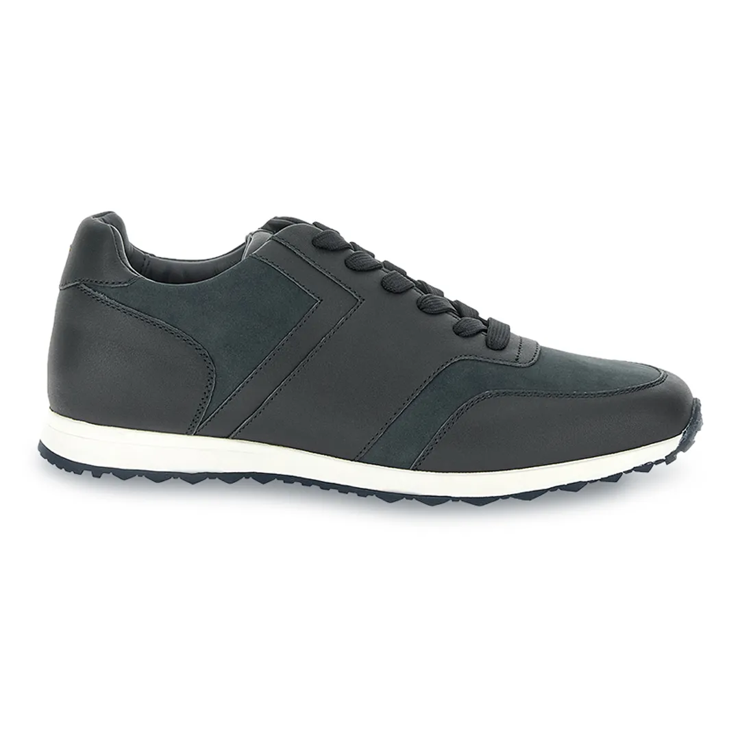 Sneakers in leather and suede, Man, Dama Blue, Size: 46 sold by Paul & Shark