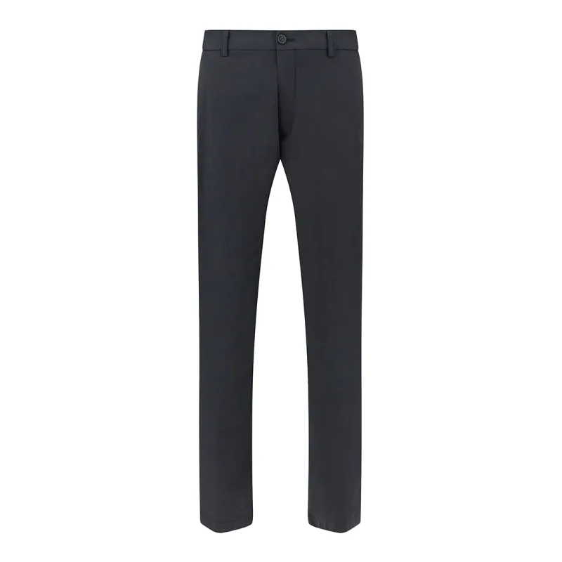 Wide‑leg trousers in stretch cotton with pleats, Man, Blue, Size: 56 sold by Paul & Shark