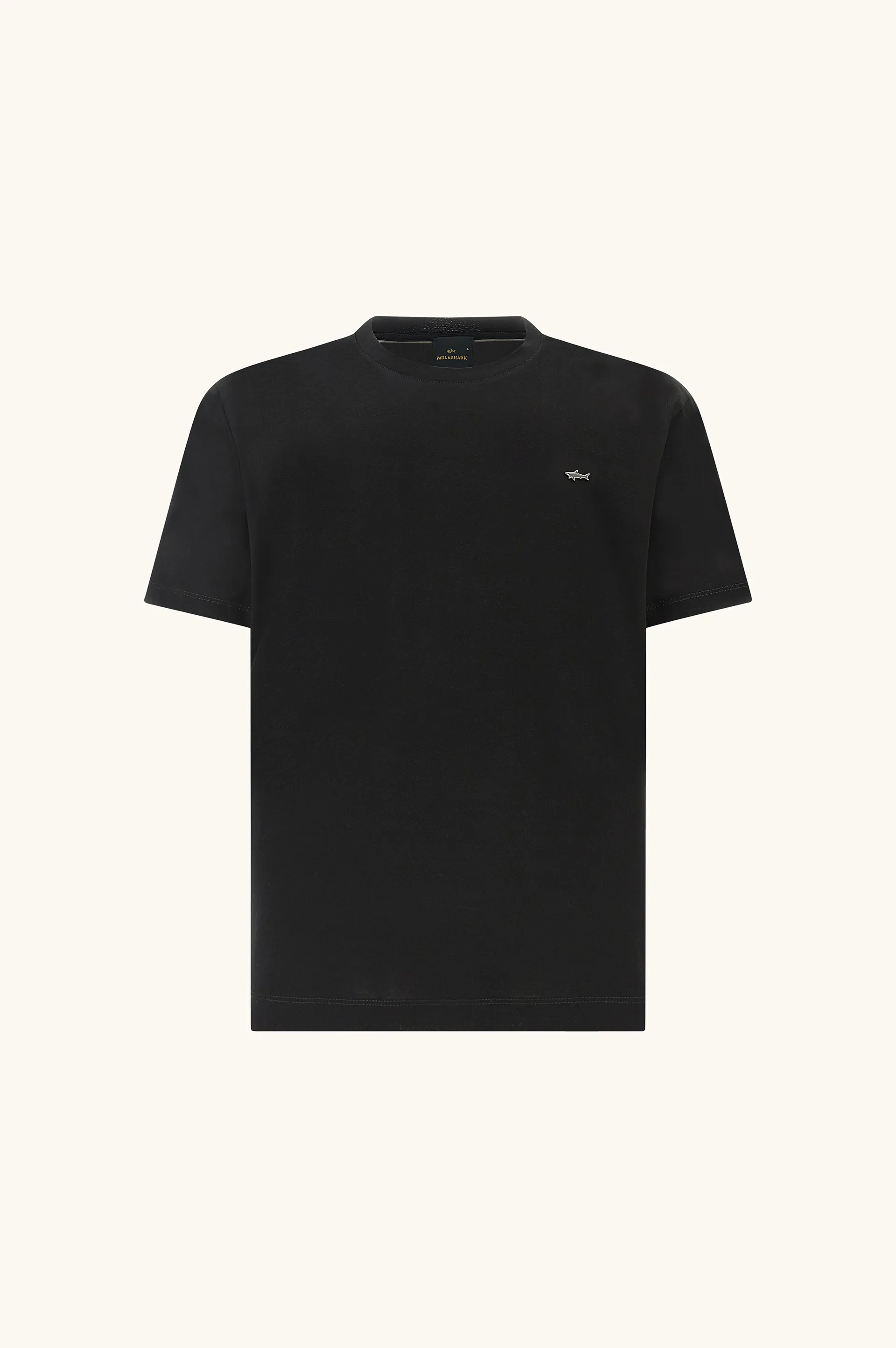 Double mercerised cotton jersey T-Shirt, Man, Black Beauty-ruthenium, Size: XL sold by Paul & Shark