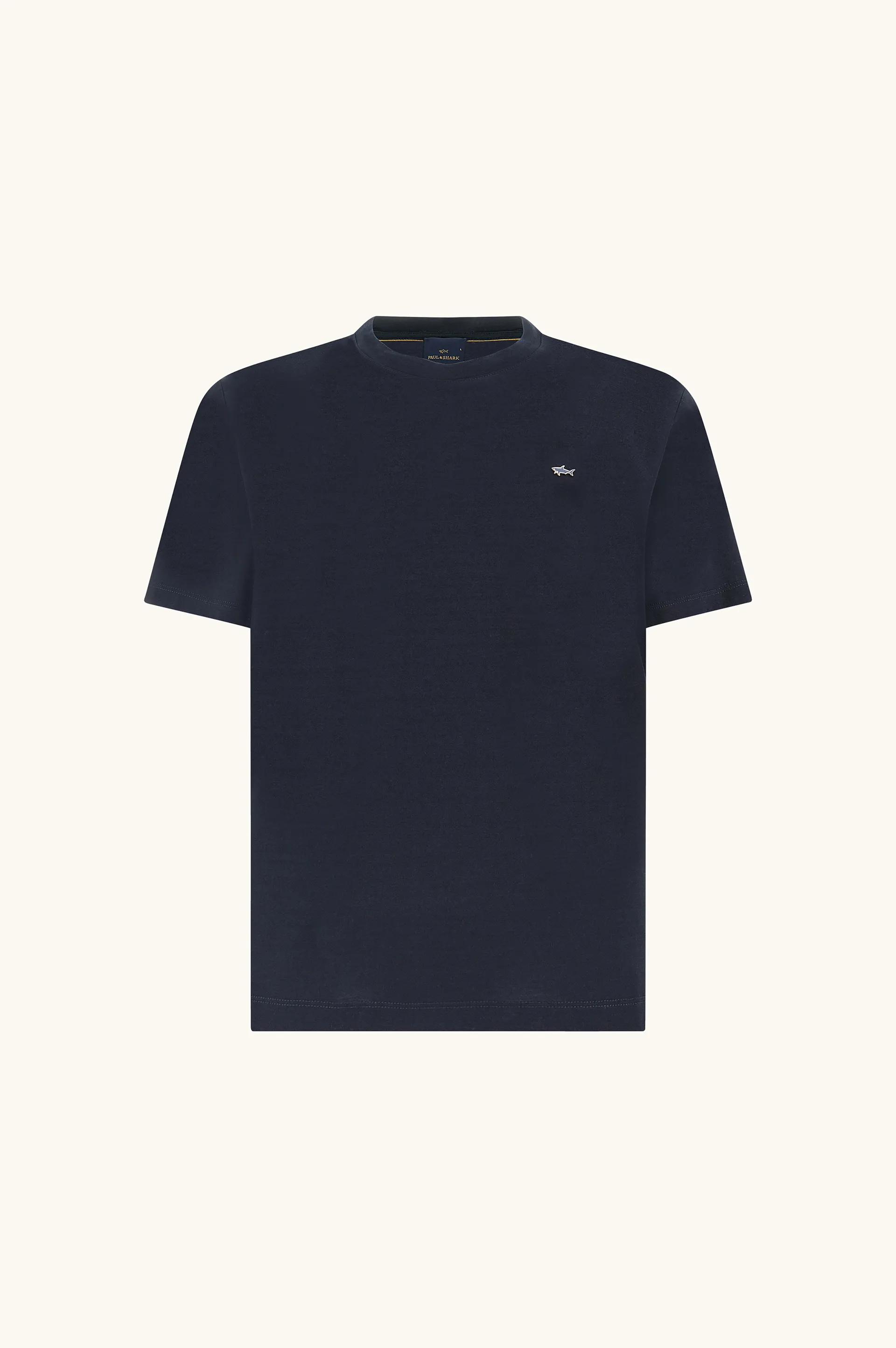 Double mercerised cotton jersey T-Shirt, Man, Blue Nights-gold, Size: M sold by Paul & Shark