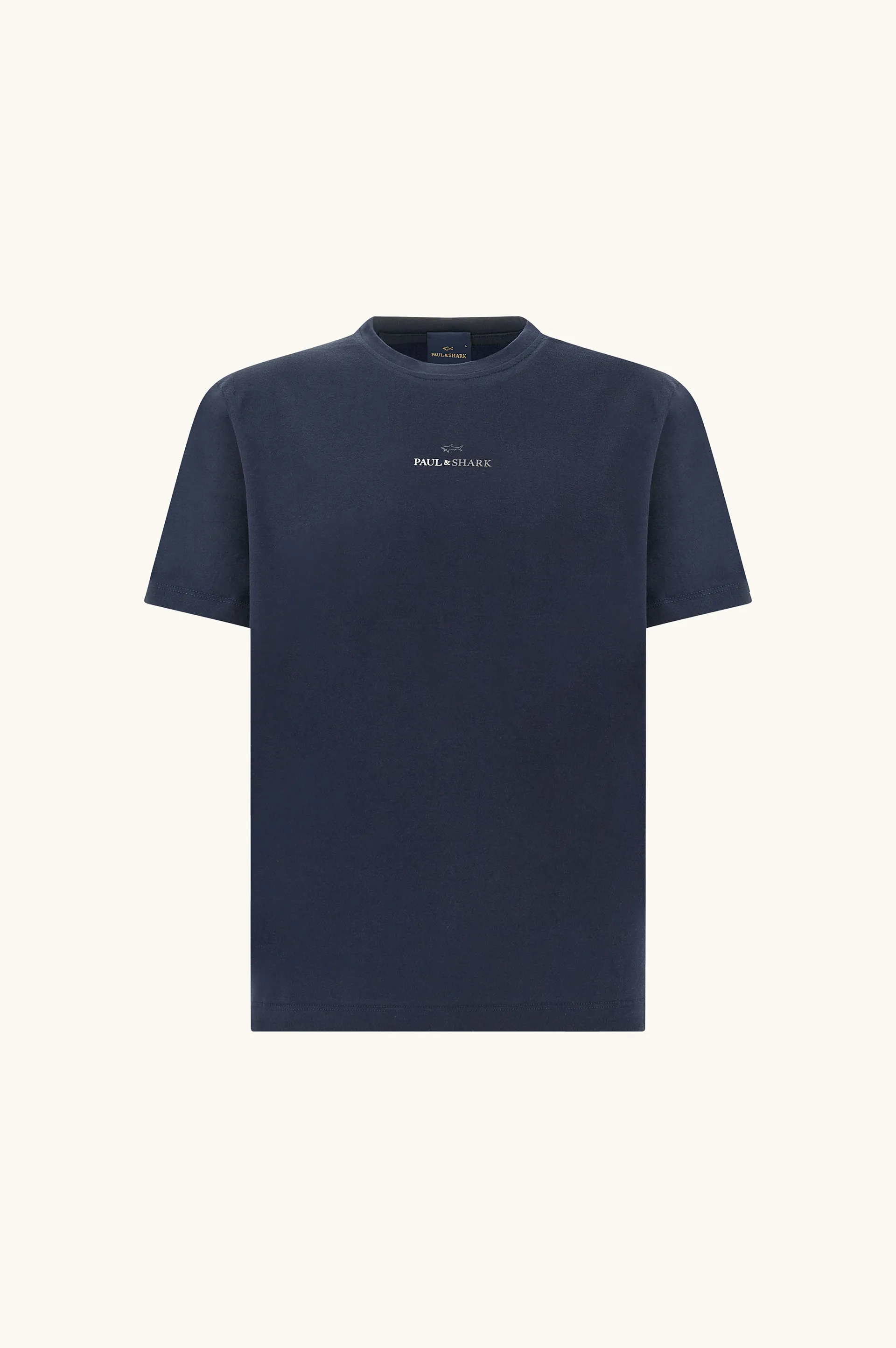 Cotton jersey T-Shirt with print, Man, Blue, Size: L sold by Paul & Shark