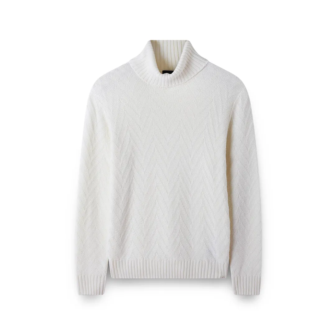 Merino Wool turtleneck sweater, Man, White, Size: XL sold by Paul & Shark