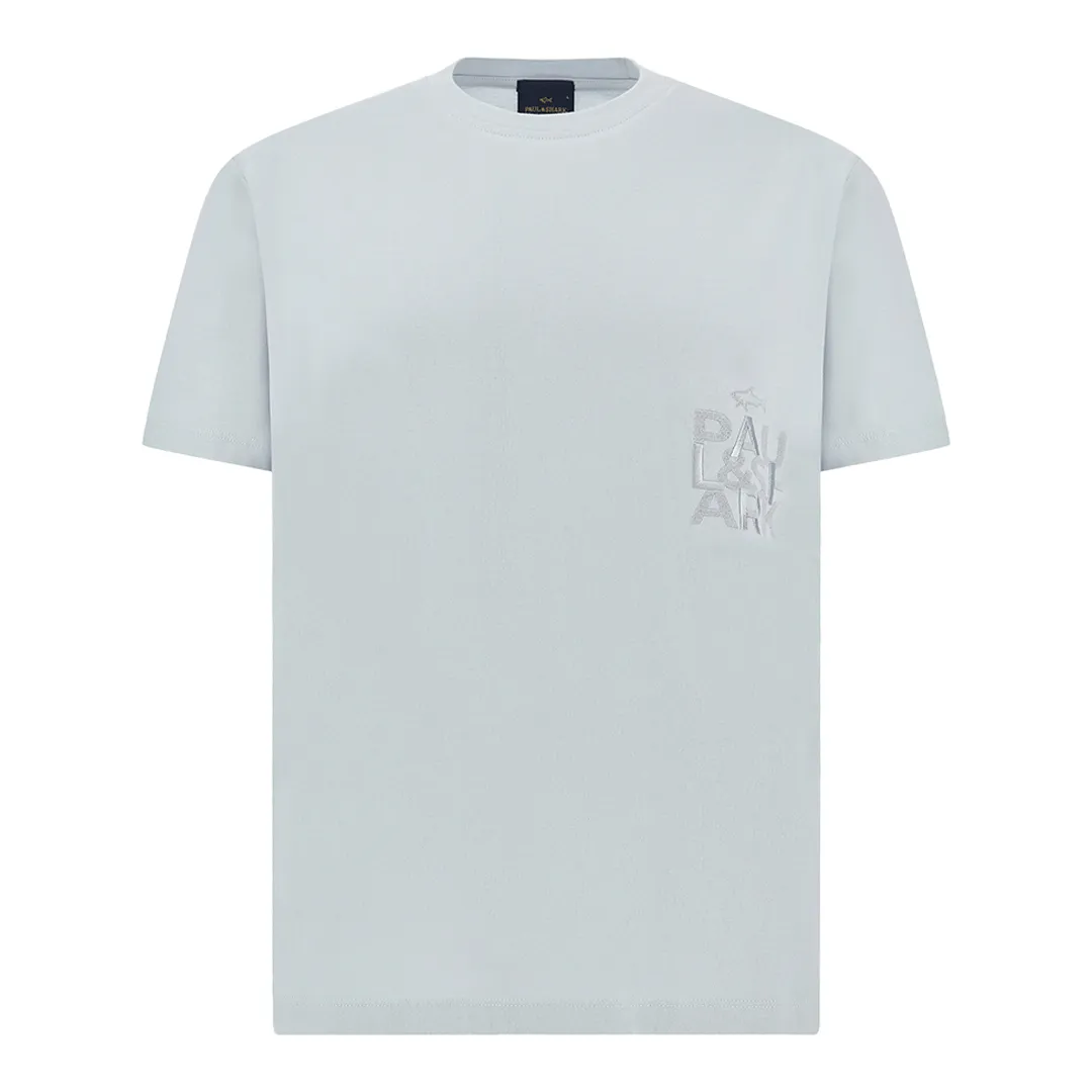 Cotton jersey T-Shirt with embroidery, Man, Skyride, Size: S sold by Paul & Shark
