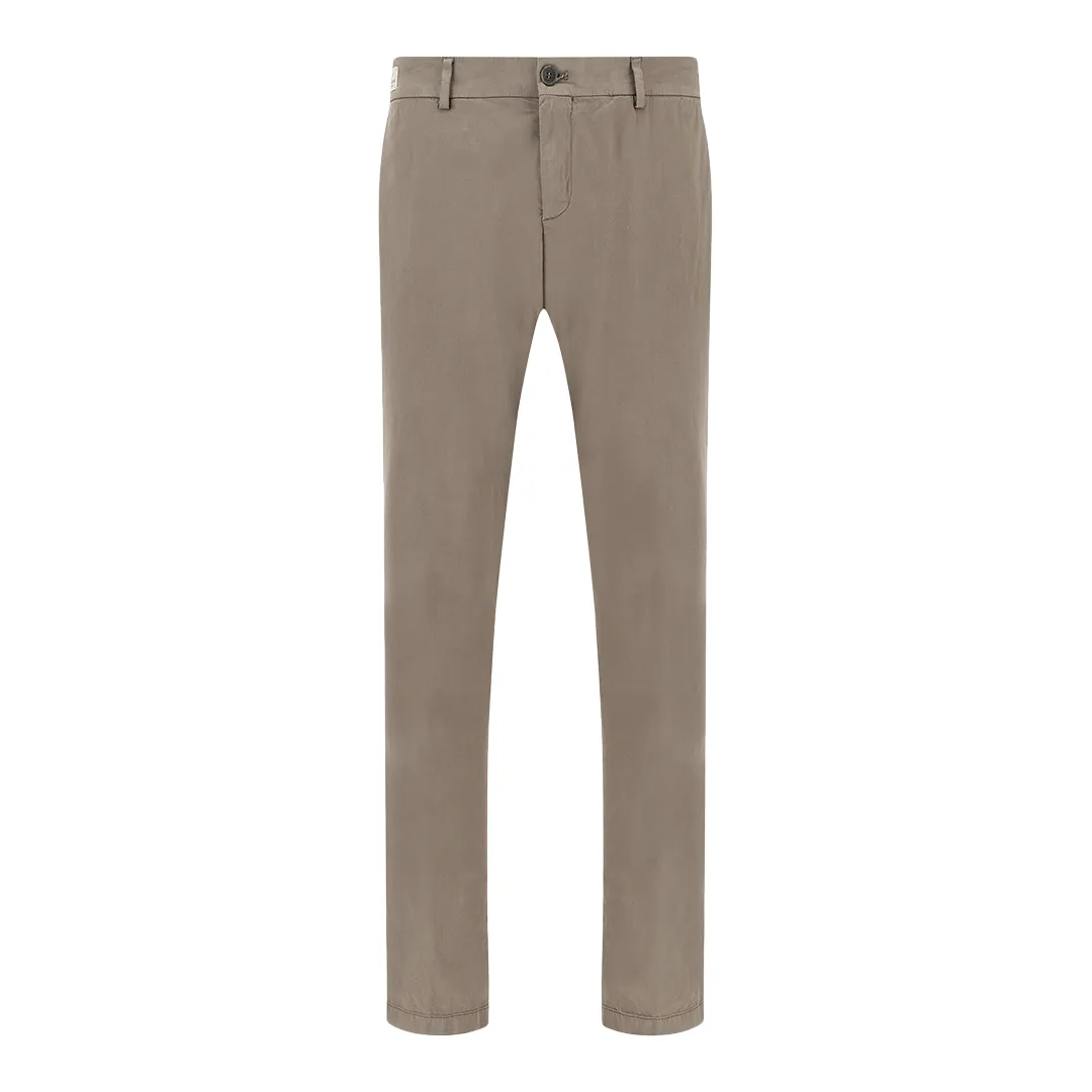 Silk and stretch cotton chino pants, Man, Taupe, Size: 48 sold by Paul & Shark