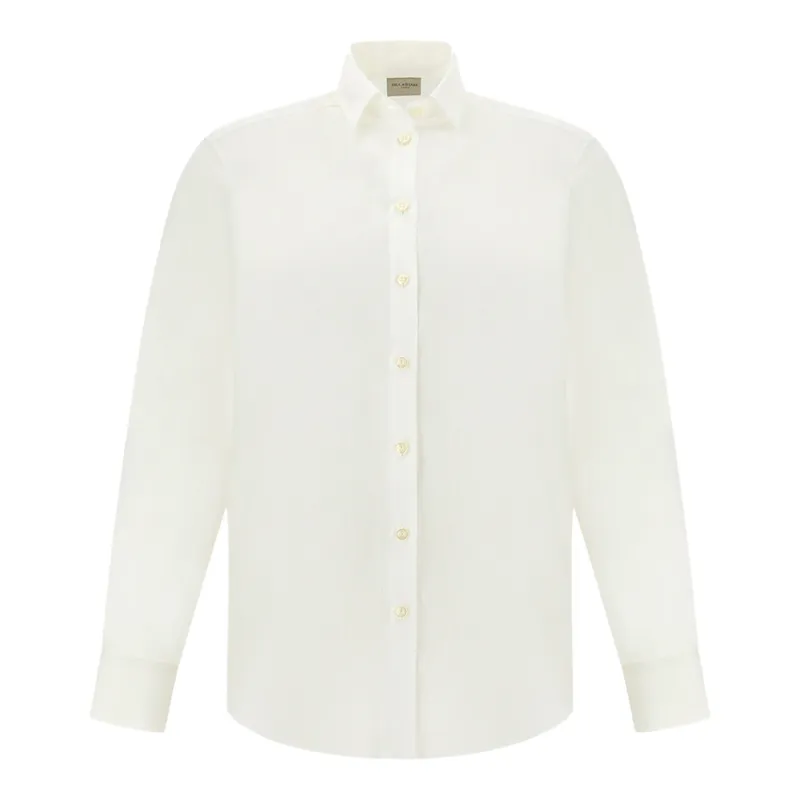 Shirt in Soffio linen, Woman, White, Size: 38 made by Paul & Shark