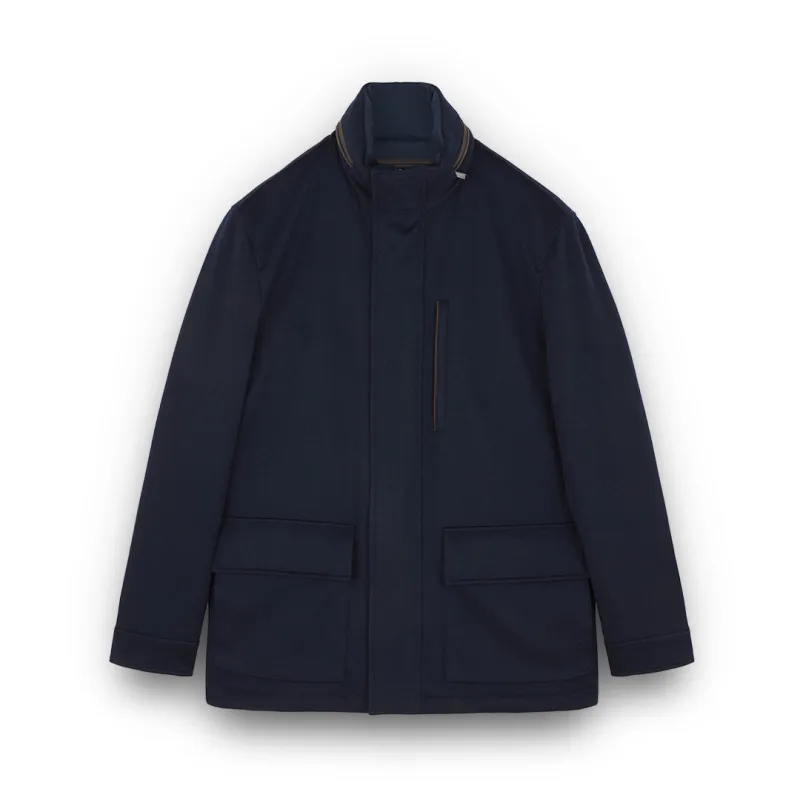 Car coat in cashmere, Man, Blue, Size: 4XL sold by Paul & Shark