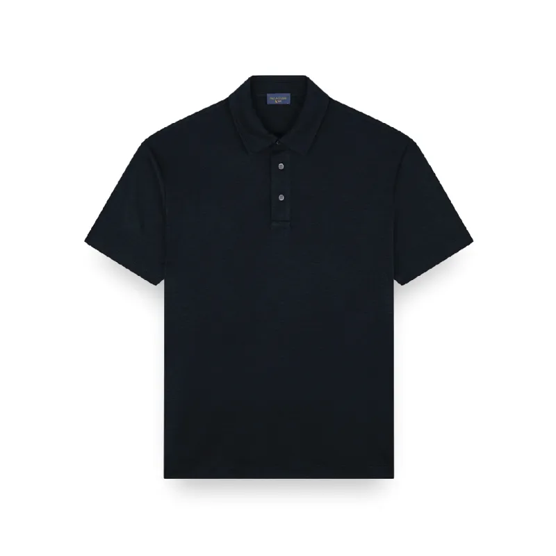 X-Soft Interlock cotton polo shirt, Man, Black, Size: S sold by Paul & Shark