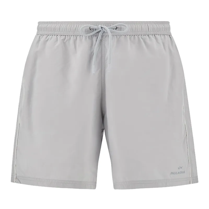 Swimwear Portofino in microfiber with logo embroidery, Man, Pearl Blue, Size: 3XL sold by Paul & Shark