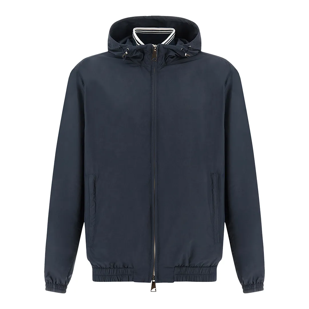 Windbreaker in microfiber, Man, Blue, Size: L sold by Paul & Shark