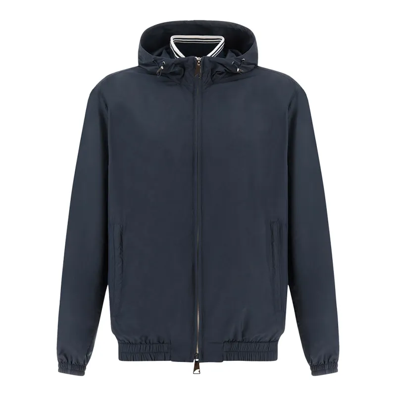 Windbreaker in microfiber, Man, Dama Blue, Size: S made by Paul & Shark