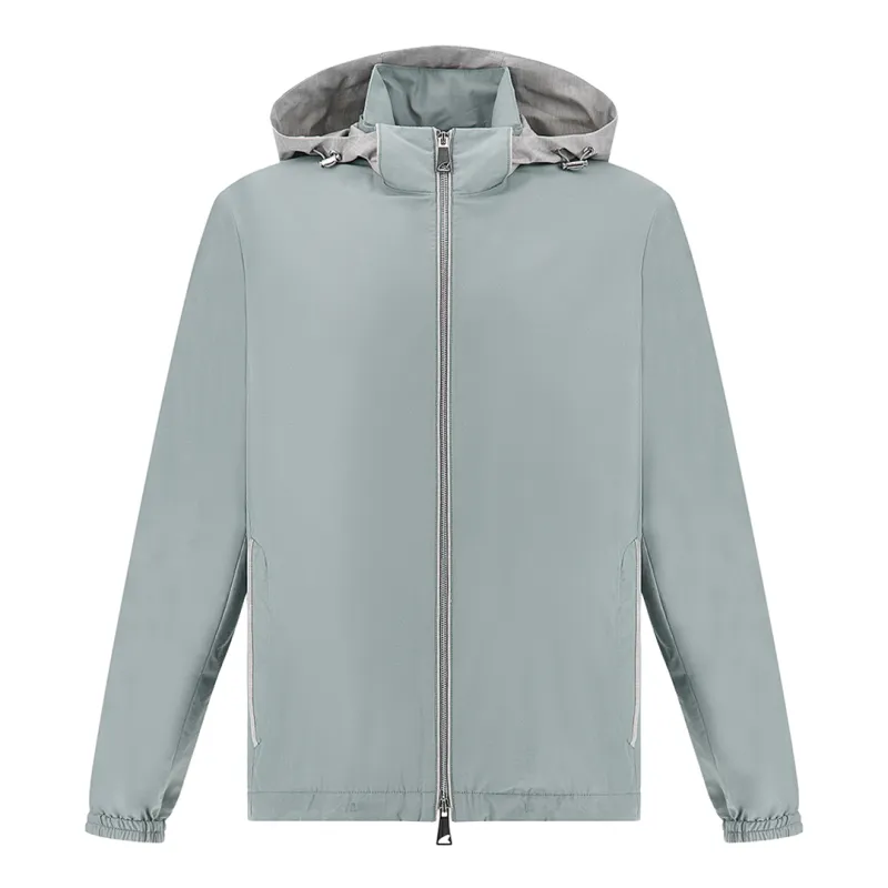 Windbreaker in nylon, wool and silk, Man, Sage, Size: L sold by Paul & Shark