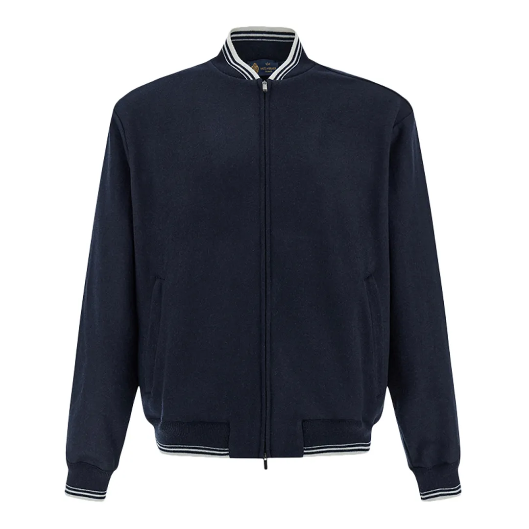 Bomber in cashmere, Man, Blue, Size: L sold by Paul & Shark