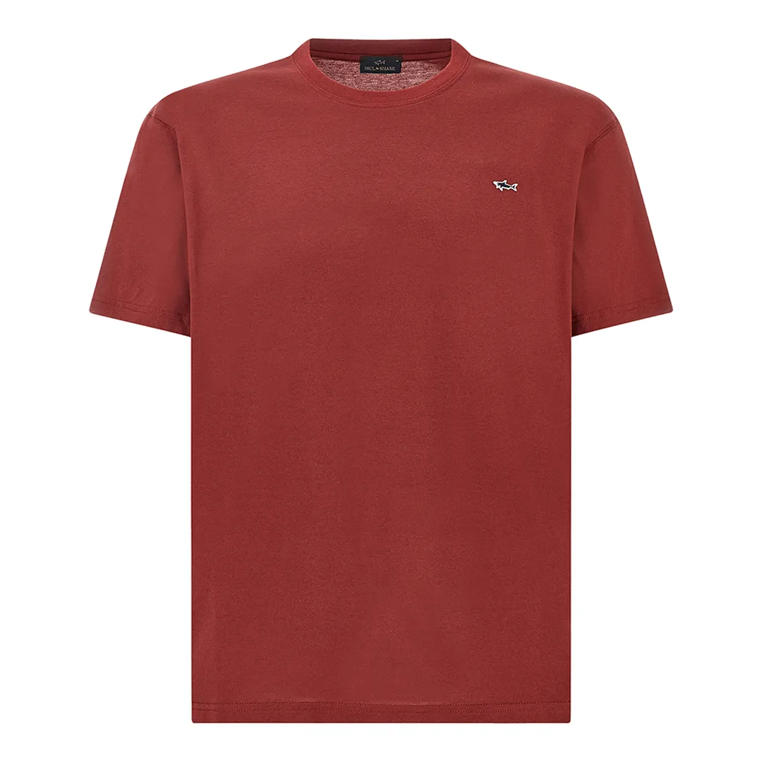 Cotton jersey T-shirt, Man, Ruby Wine, Size: 3XL sold by Paul & Shark