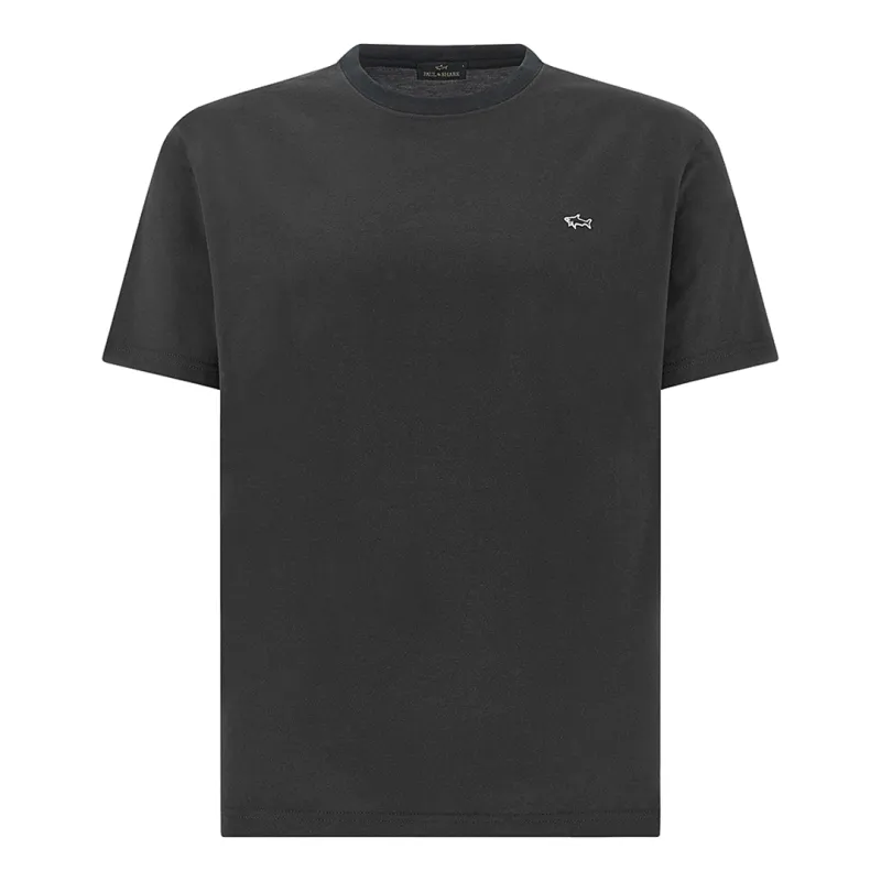 Cotton jersey T-shirt, Man, Black, Size: 4XL made by Paul & Shark