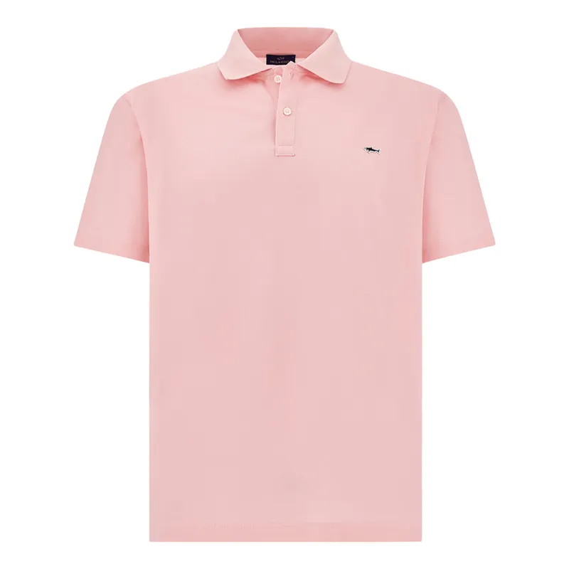 Double Piqué cotton polo, Man, Light Pink, Size: M made by Paul & Shark