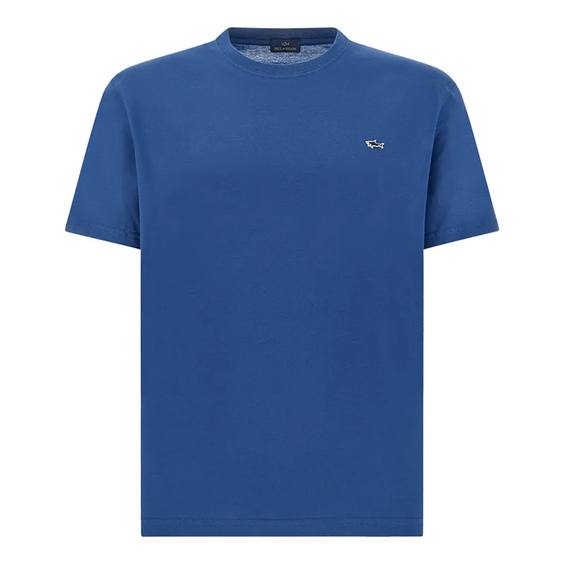 Cotton jersey T-shirt, Man, Bluette, Size: XXL made by Paul & Shark