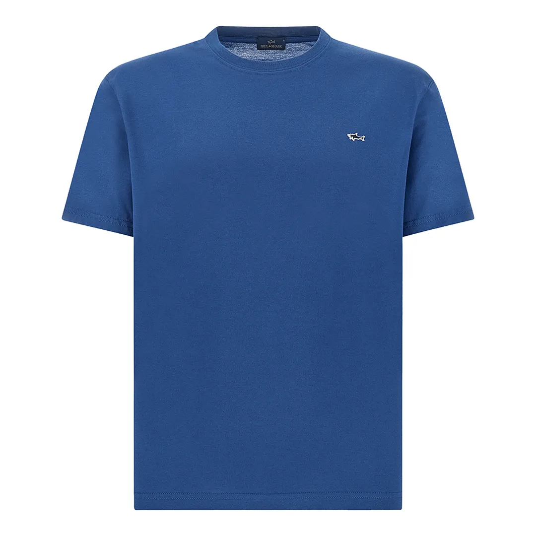 Cotton jersey T-shirt, Man, Bluette, Size: XXL sold by Paul & Shark