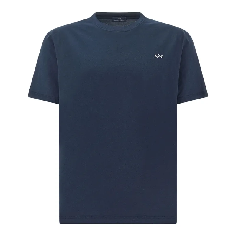 Cotton jersey T-shirt, Man, Blue, Size: XL made by Paul & Shark