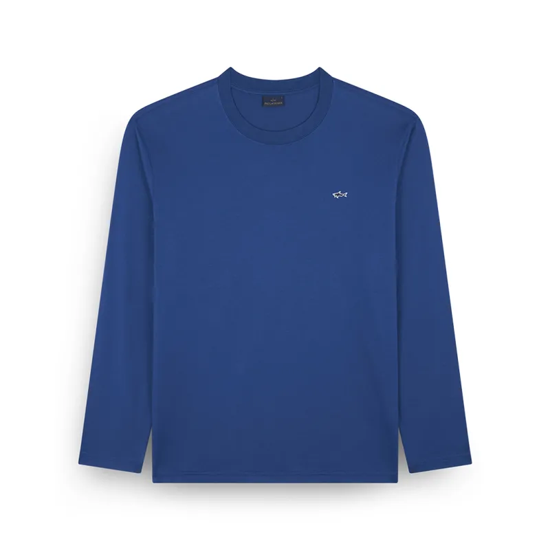 Cotton jersey T-shirt, Man, Bluette, Size: XL made by Paul & Shark