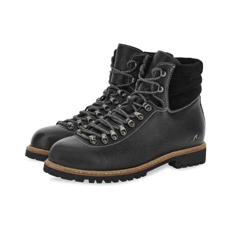 Leather lace-up boots, Man, Black, Size: 40 made by Paul & Shark
