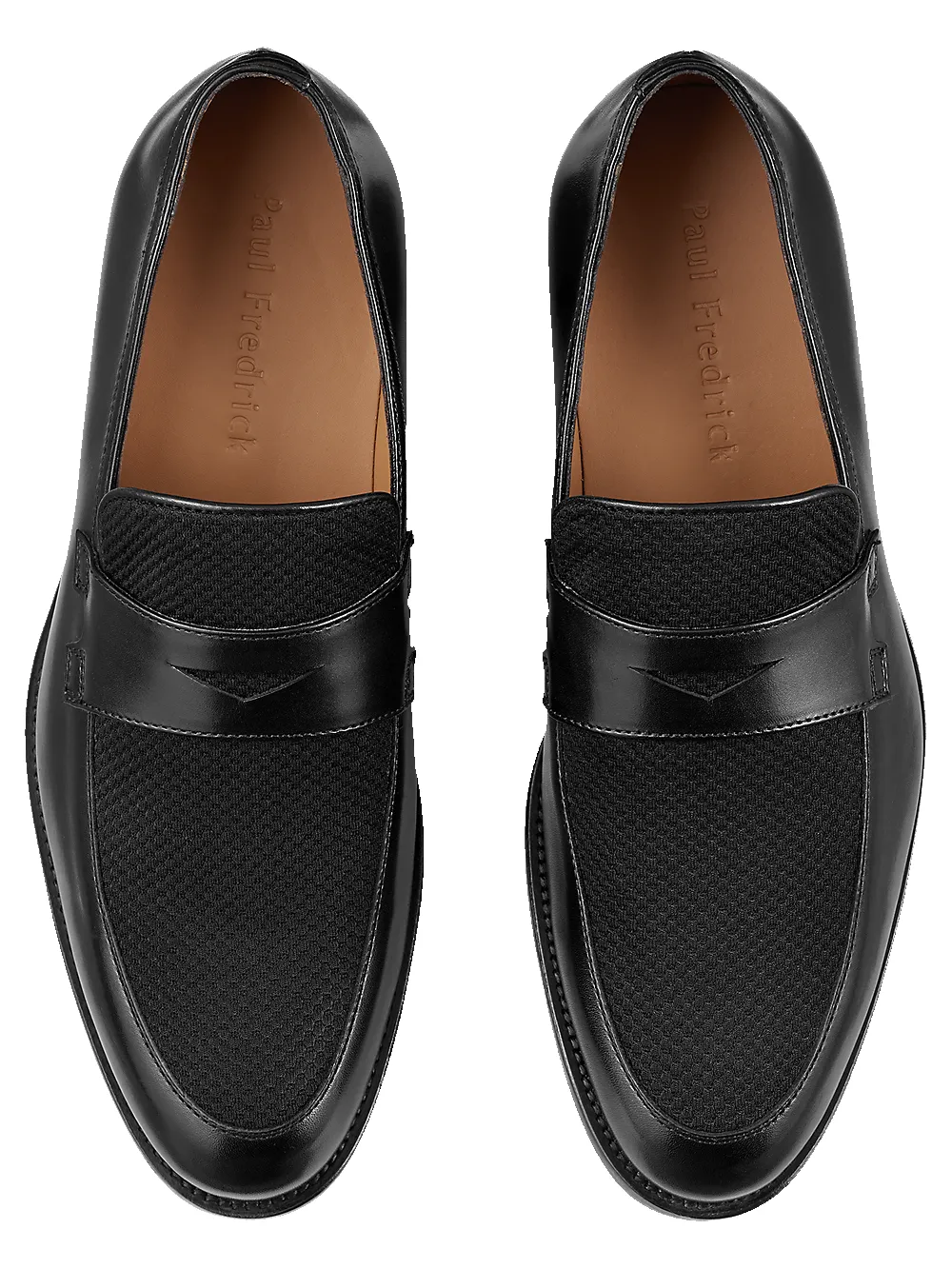 Pierson Penny Loafer - Black sold by Paul Fredrick product image thumbnail 3