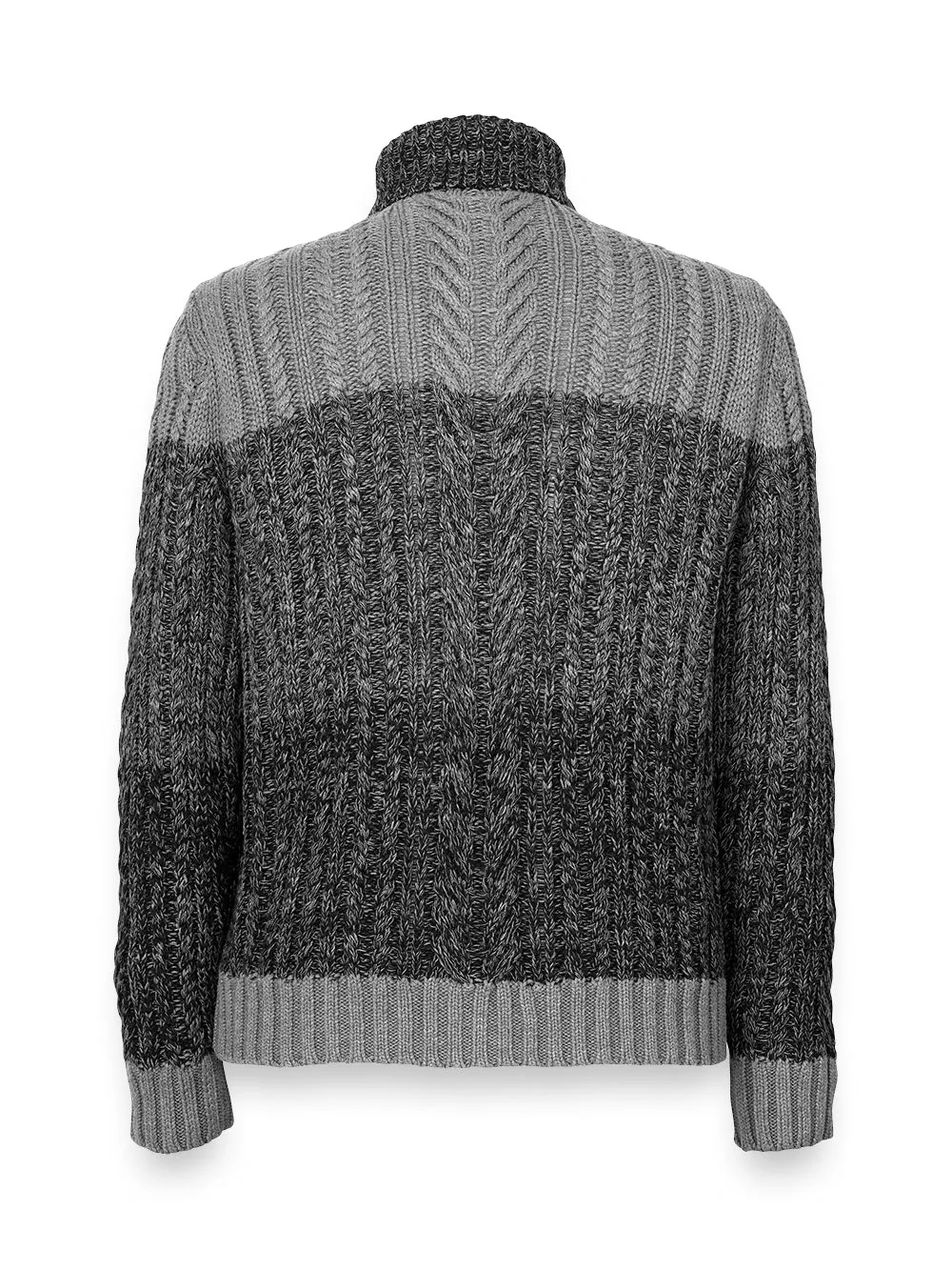 Cotton Full Zip Mock Neck Sweater sold by Paul Fredrick product image thumbnail 2